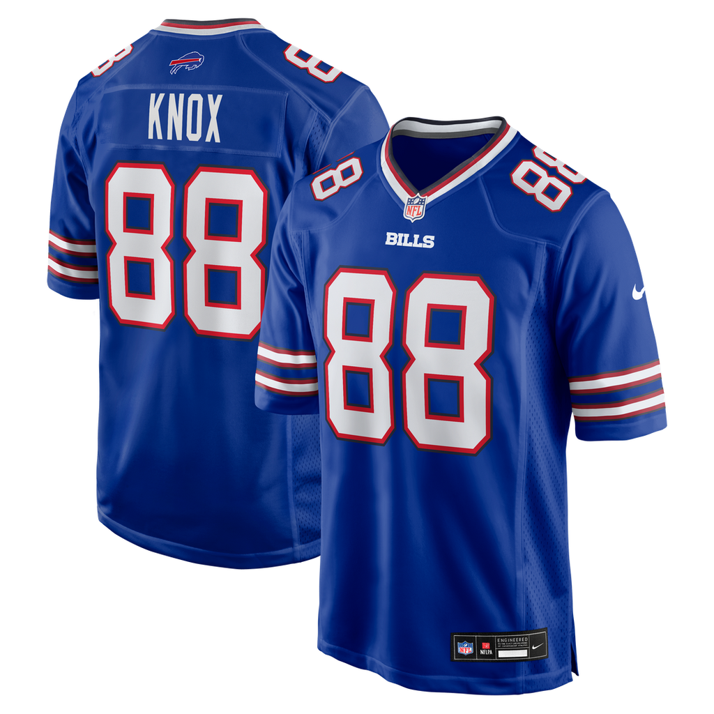 Men's Buffalo Bills Dawson Knox Gray Nickel City
