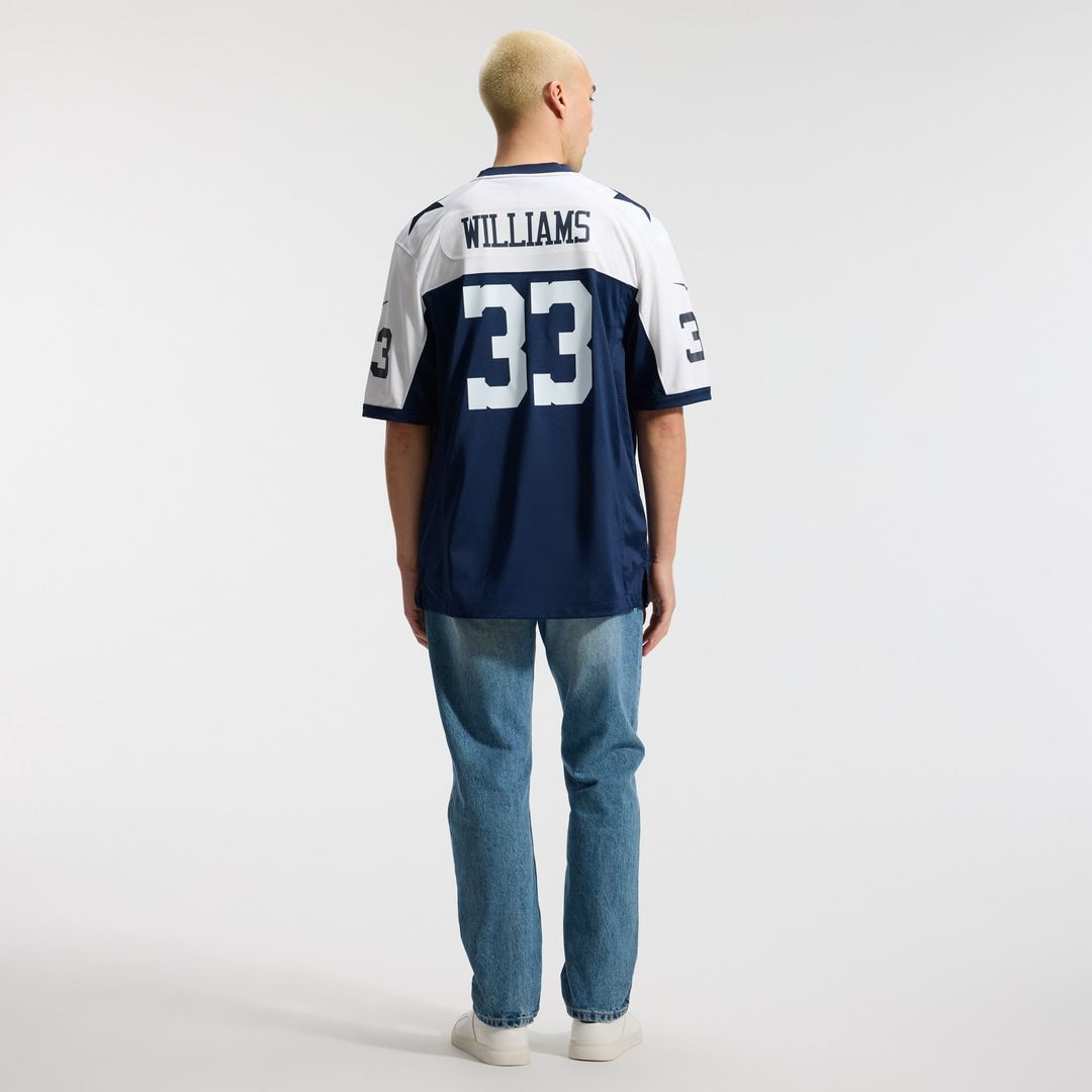Men's Dallas Cowboys Javonte Williams Navy Alternate