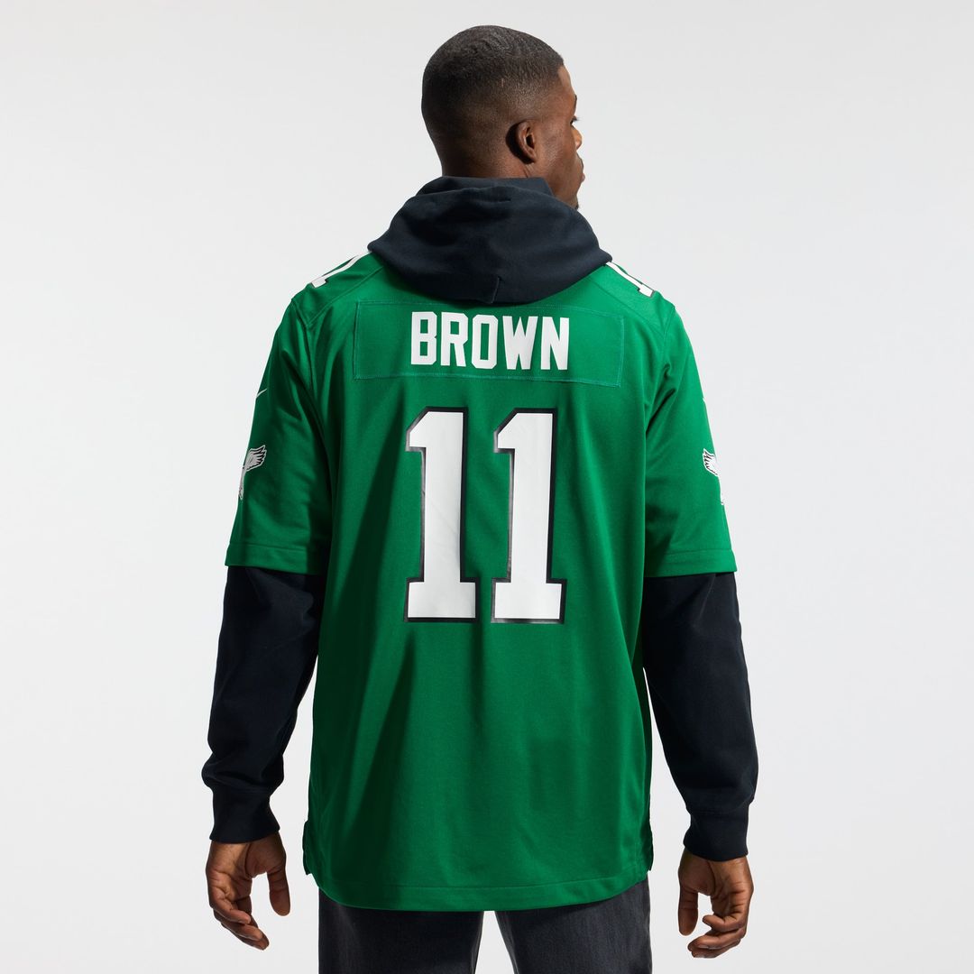 Men's Philadelphia Eagles A.J. Brown Midnight Green Team