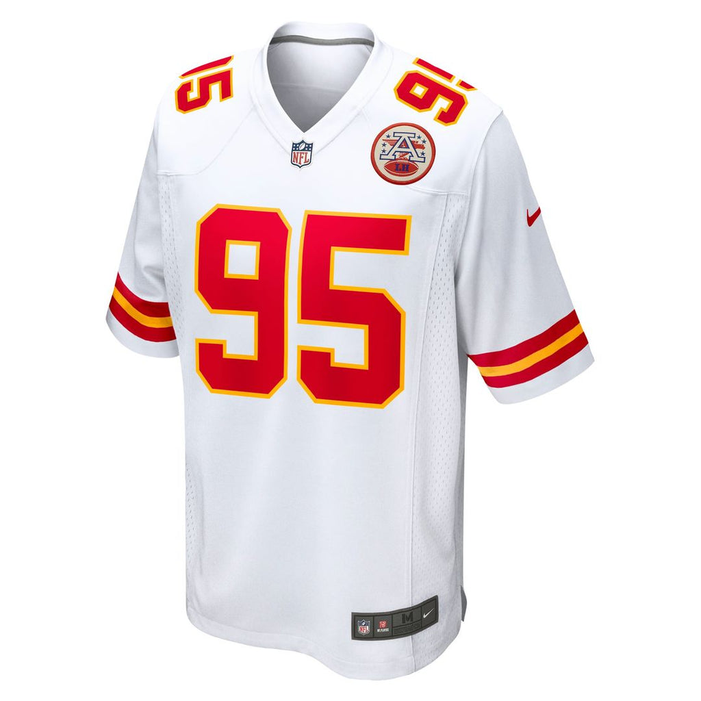 Men's Kansas City Chiefs Chris Jones White