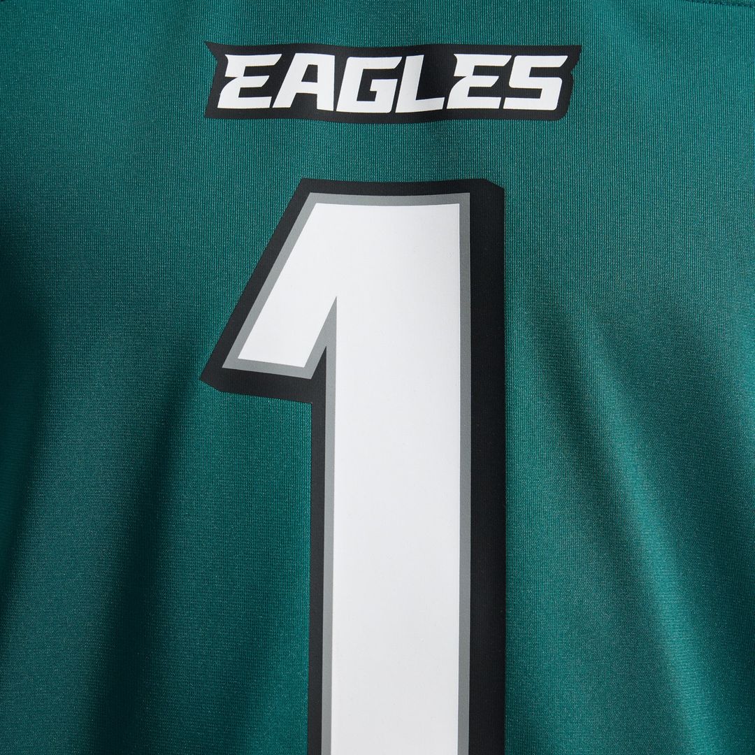 Men's Philadelphia Eagles Jalen Hurts Midnight Green Team