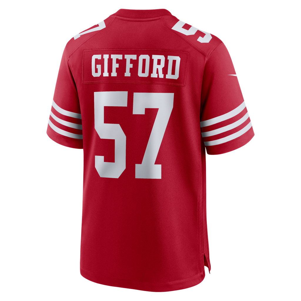 Men's San Francisco 49ers Luke Gifford Scarlet Team