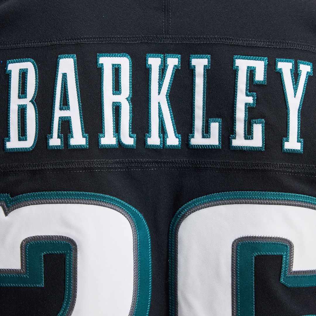 Men's Philadelphia Eagles Saquon Barkley Black Alternate Vapor F.U.S.E. Elite Jersey