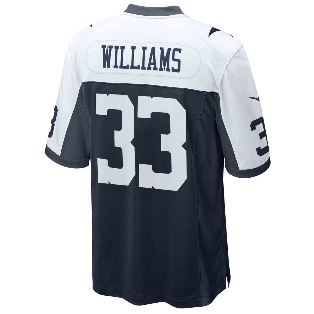 Men's Dallas Cowboys Javonte Williams Navy Alternate