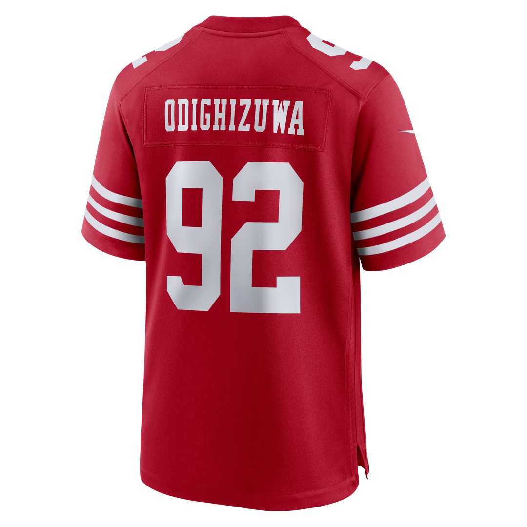 Men's San Francisco 49ers Osa Odighizuwa Scarlet Team