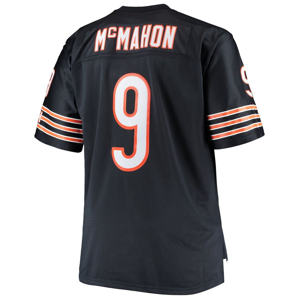 Men's Chicago Bears Jim McMahon Navy Big & Tall 1985 Retired Player Replica Jersey