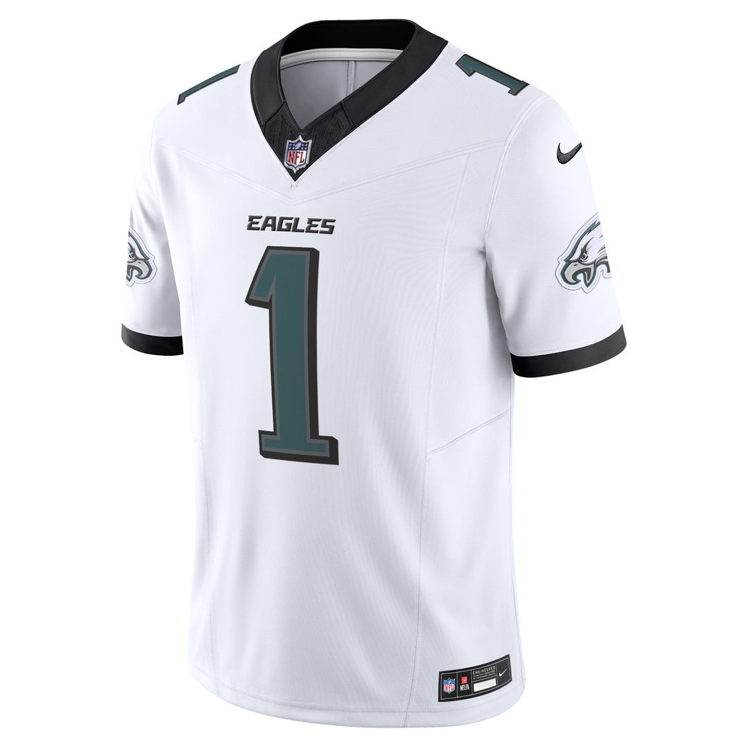 Men's Philadelphia Eagles Jalen Hurts White Vapor F.U.S.E.