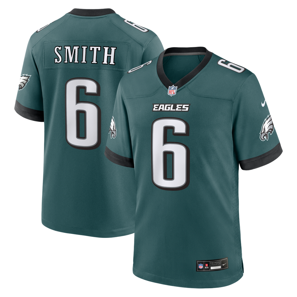 Men's Philadelphia Eagles DeVonta Smith Black Alternate