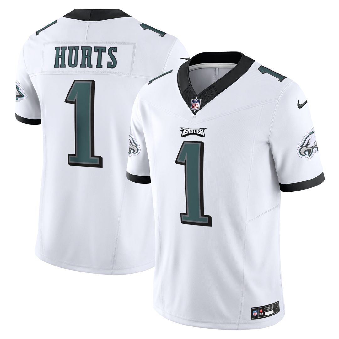 Men's Philadelphia Eagles Jalen Hurts White Vapor F.U.S.E.
