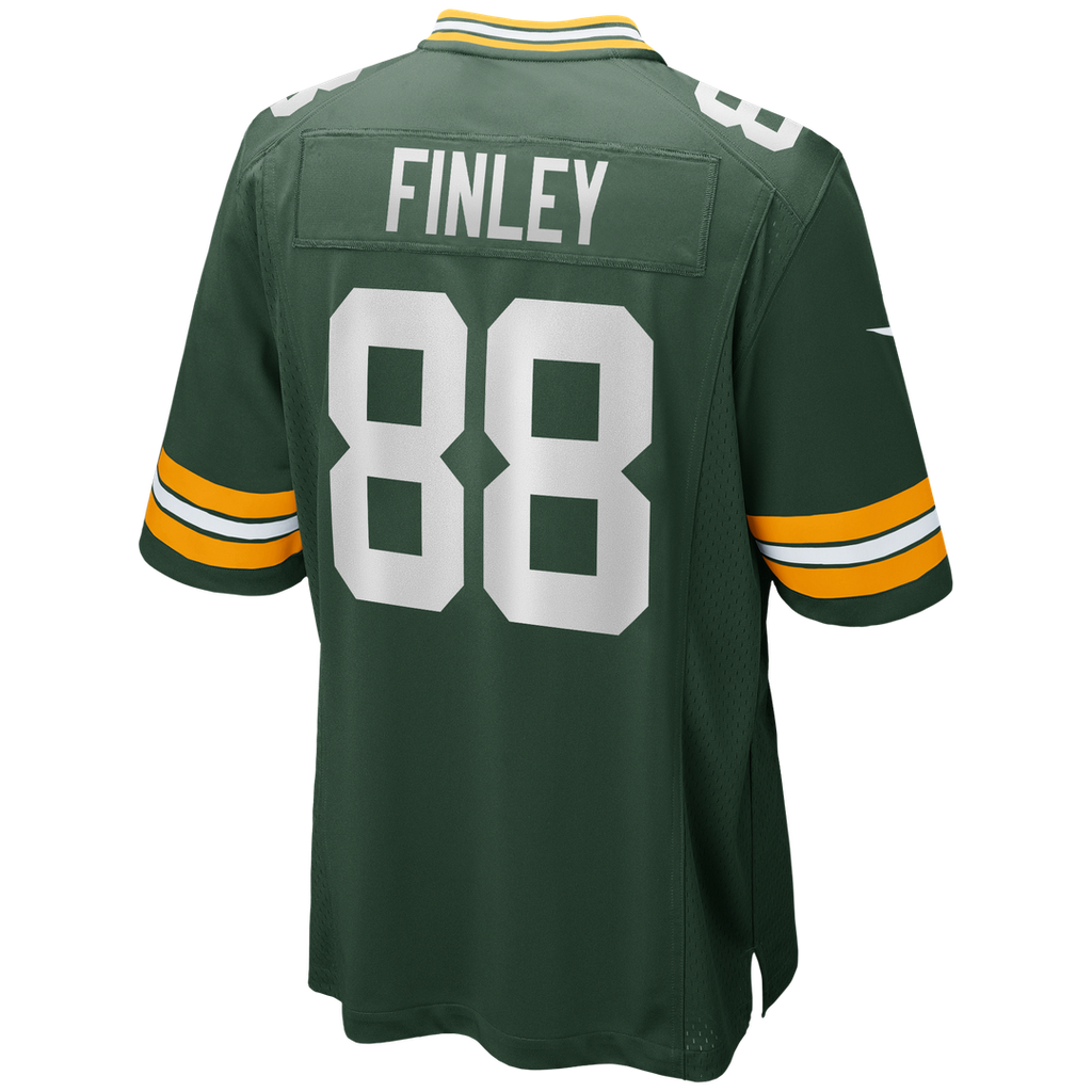 Men's Green Bay Packers Jermichael Finley Green Game Retired Player Jersey