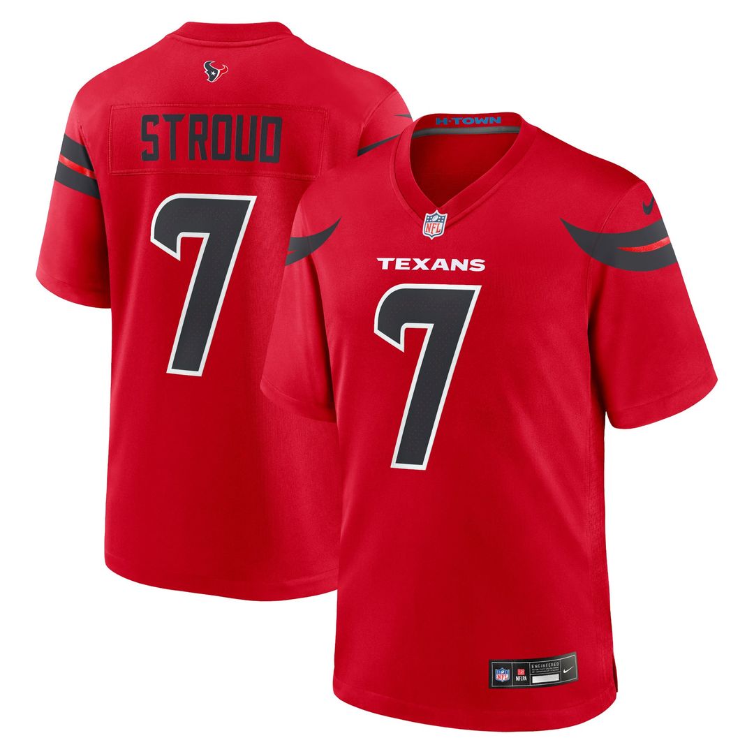 Men's Houston Texans C.J. Stroud Red Alternate