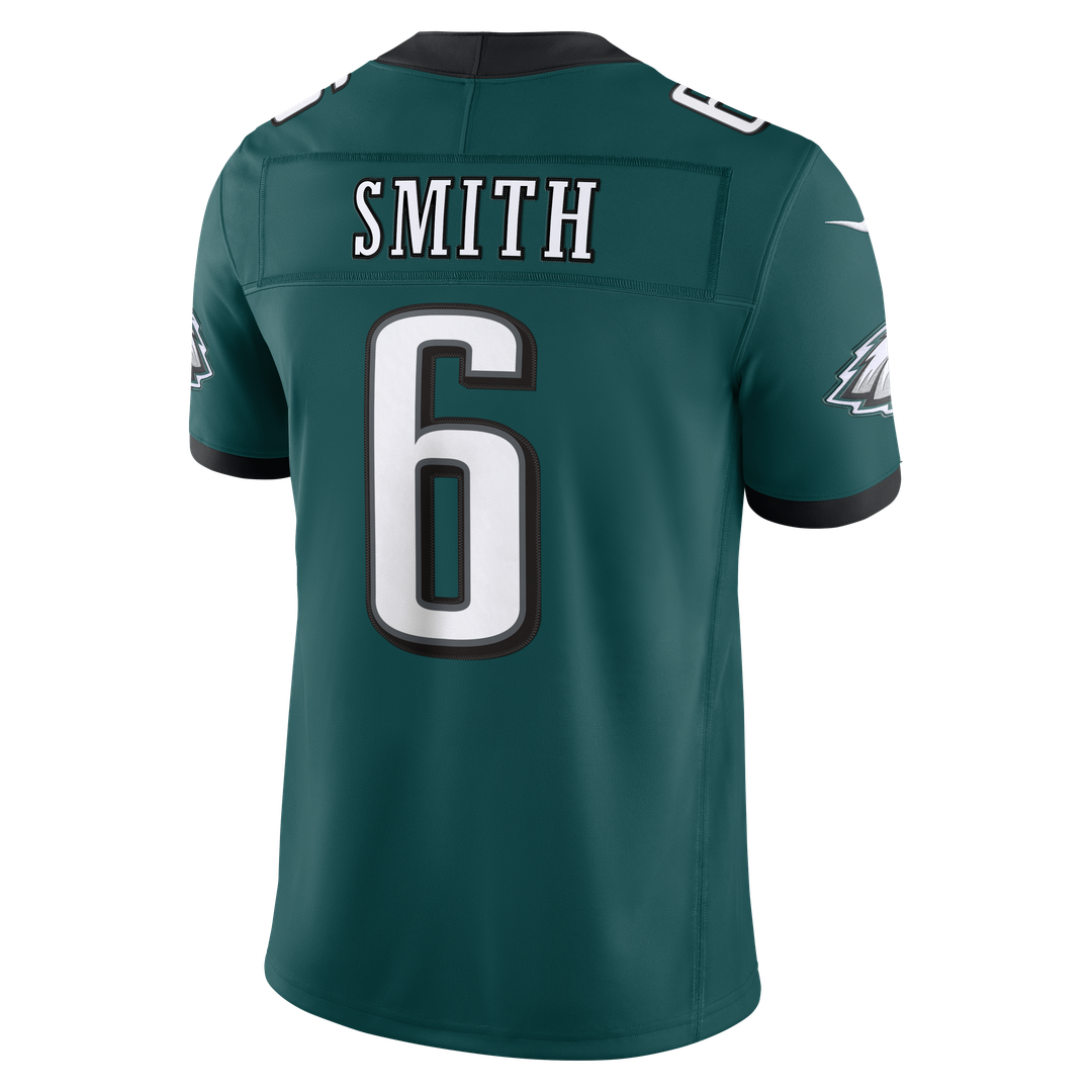 Men's Philadelphia Eagles DeVonta Smith Midnight Green Team Vapor F.U.S.E. Stitched