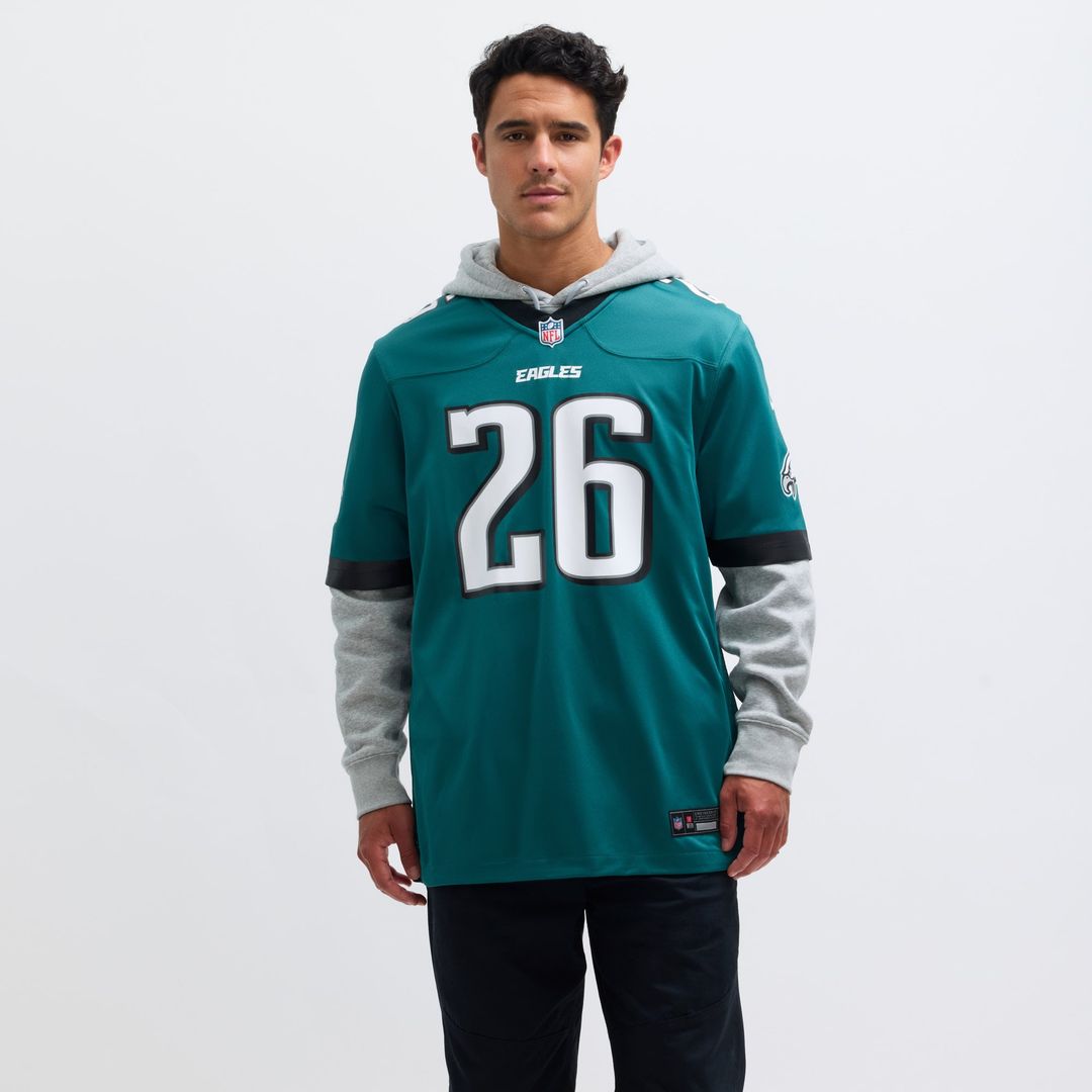 Men's Philadelphia Eagles Saquon Barkley Black Alternate