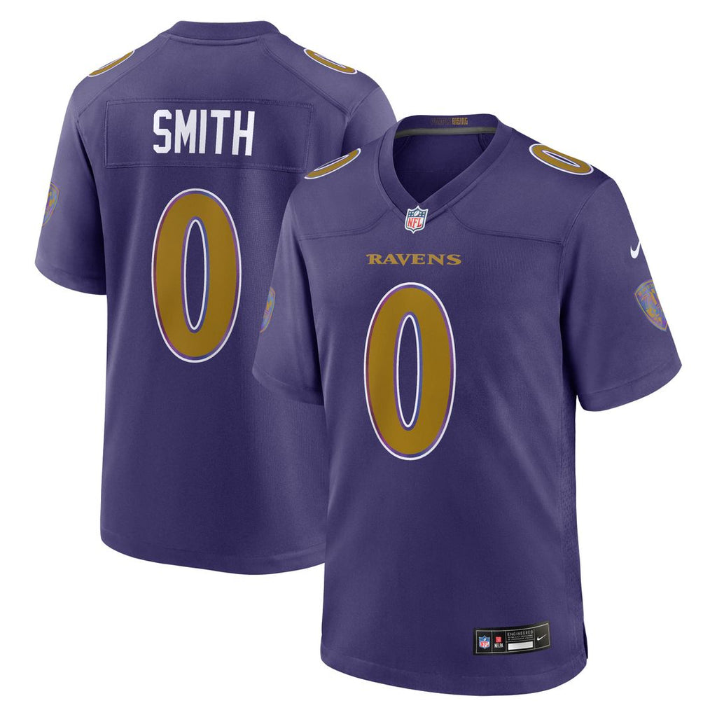 Men's Baltimore Ravens Roquan Smith Purple Alternate