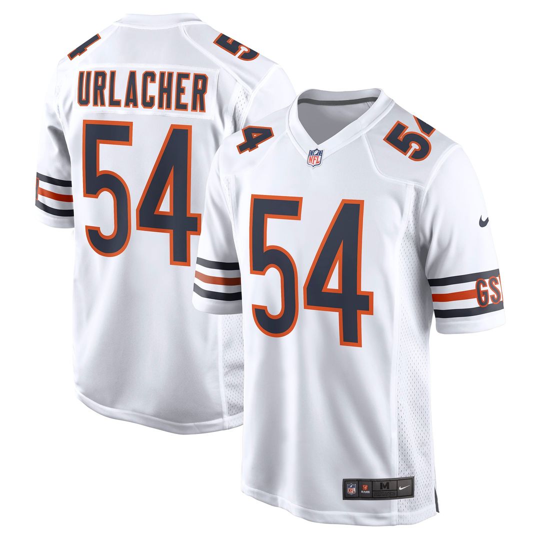 Men's Chicago Bears Brian Urlacher White Retired Player