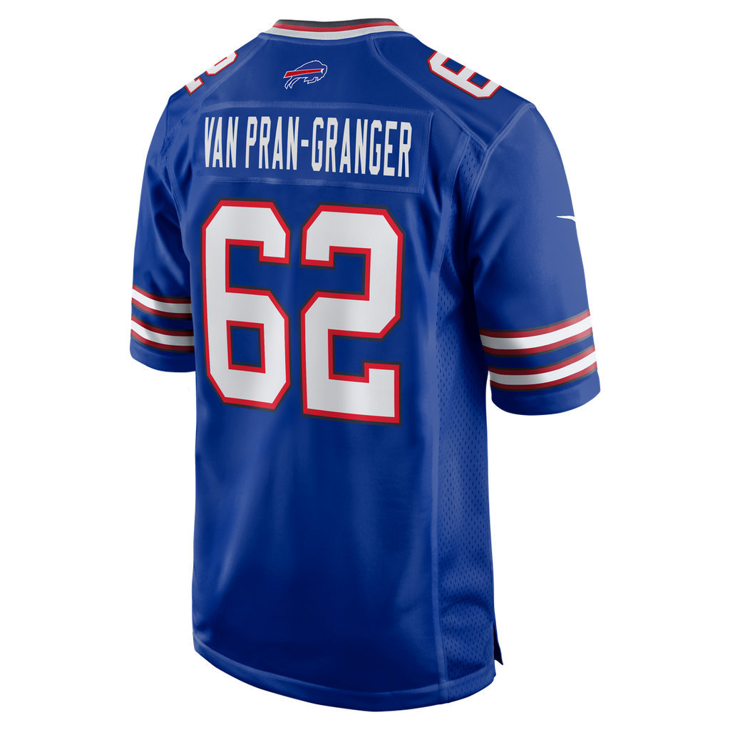 Men's Buffalo Bills Sedrick Van Pran-Granger Royal