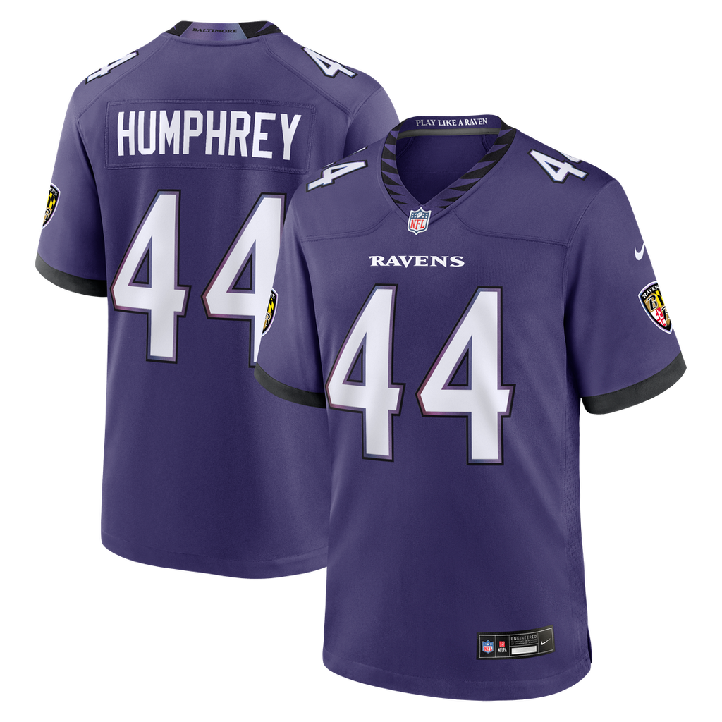 Men's Baltimore Ravens Marlon Humphrey Purple Team