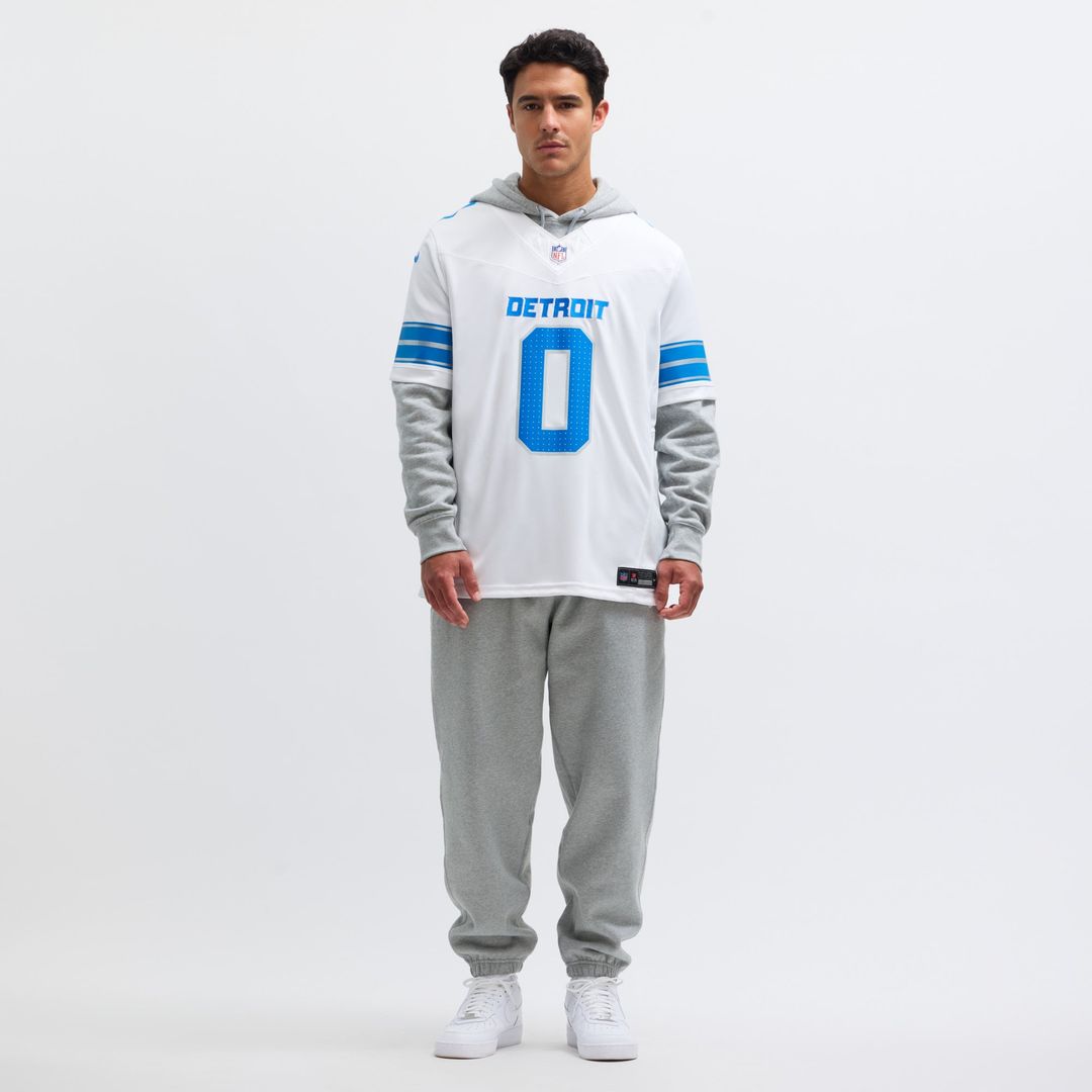 Men's Detroit Lions Jahmyr Gibbs White Vapor F.U.S.E.