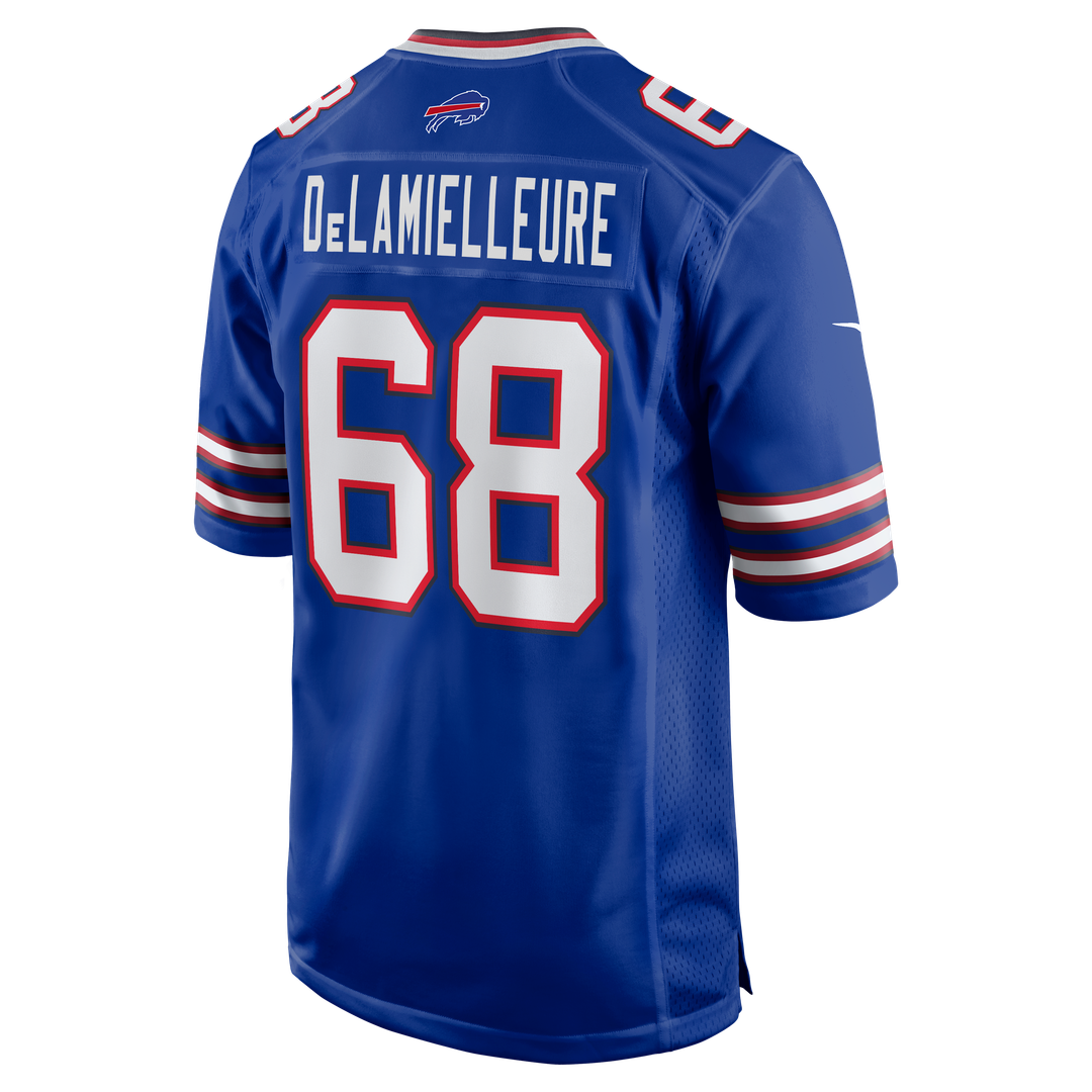 Men's Buffalo Bills Joe DeLamielleure Royal Game Retired Player Jersey