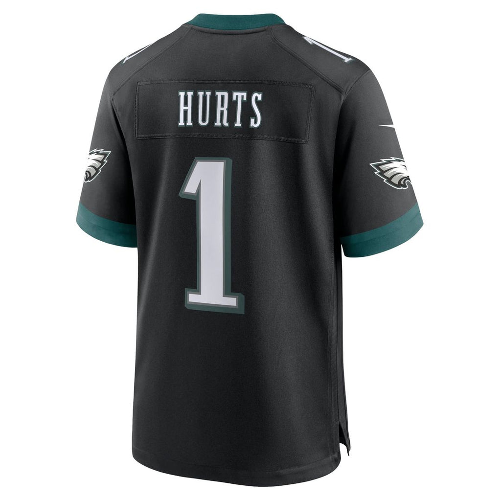 Men's Philadelphia Eagles Jalen Hurts Black Alternate