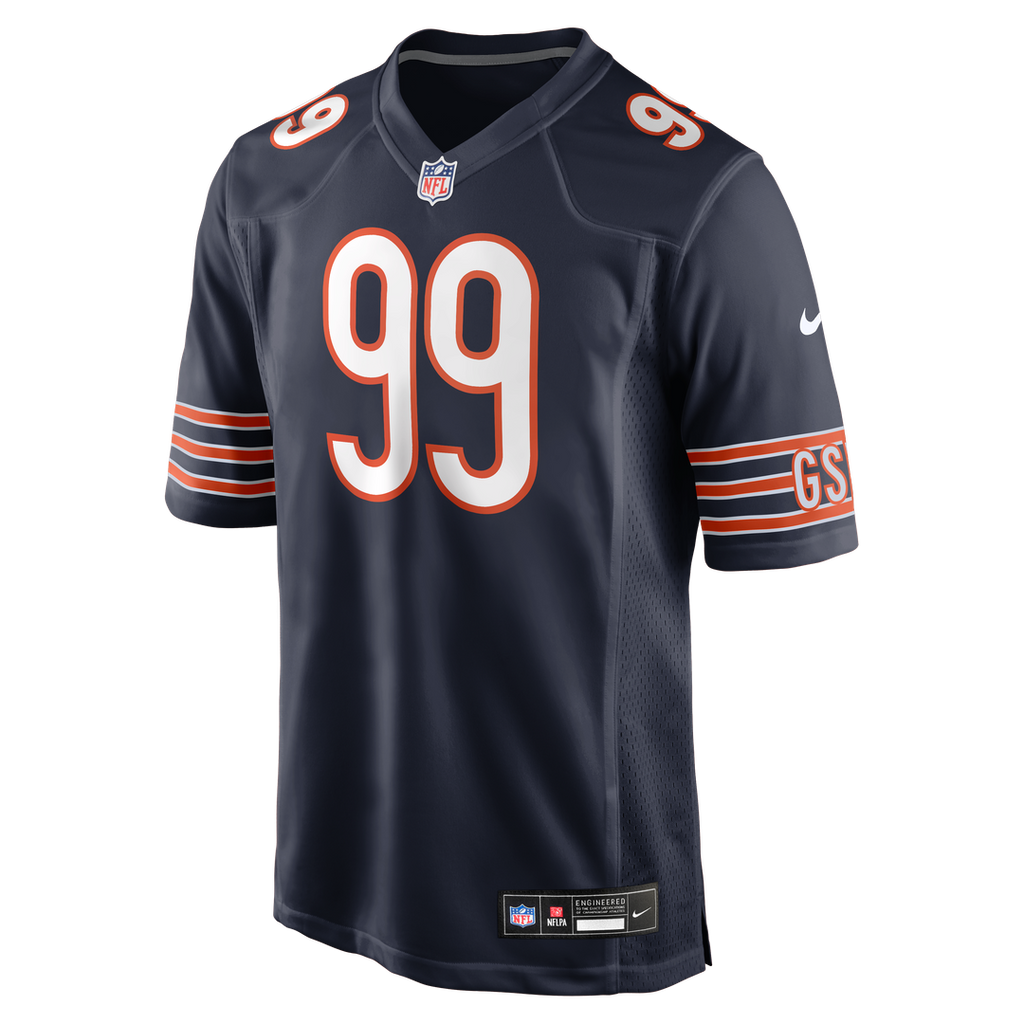 Men's Chicago Bears Gervon Dexter Sr Navy Team