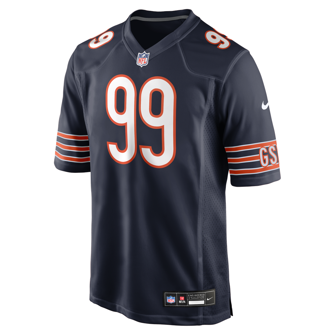 Men's Chicago Bears Gervon Dexter Sr Navy Team