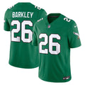 Men's Philadelphia Eagles Saquon Barkley Kelly Green Alternate Vapor F.U.S.E. Stitched