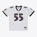 Men's Baltimore Ravens Terrell Suggs White 2003 Legacy Replica Player Jersey