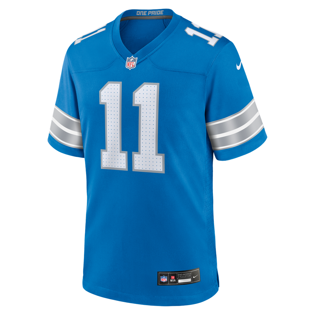 Men's Detroit Lions Damone Clark Blue Team
