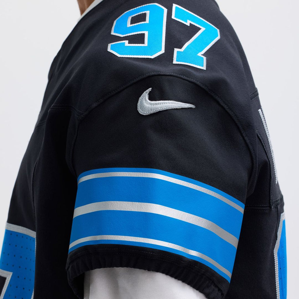 Men's Detroit Lions Aidan Hutchinson Black Alternate Vapor F.U.S.E. Elite Jersey