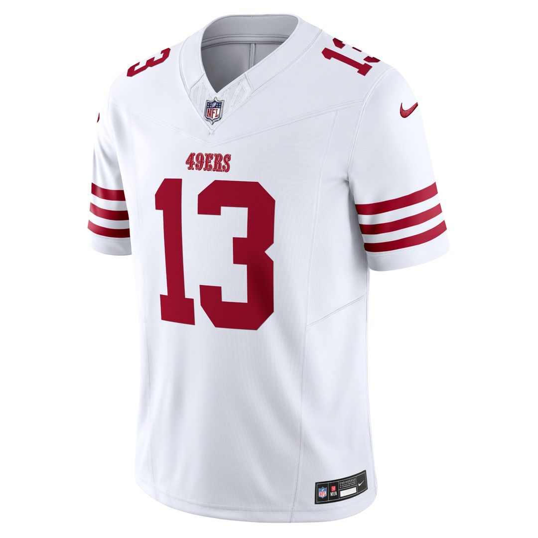 Men's San Francisco 49ers Brock Purdy White Vapor F.U.S.E.