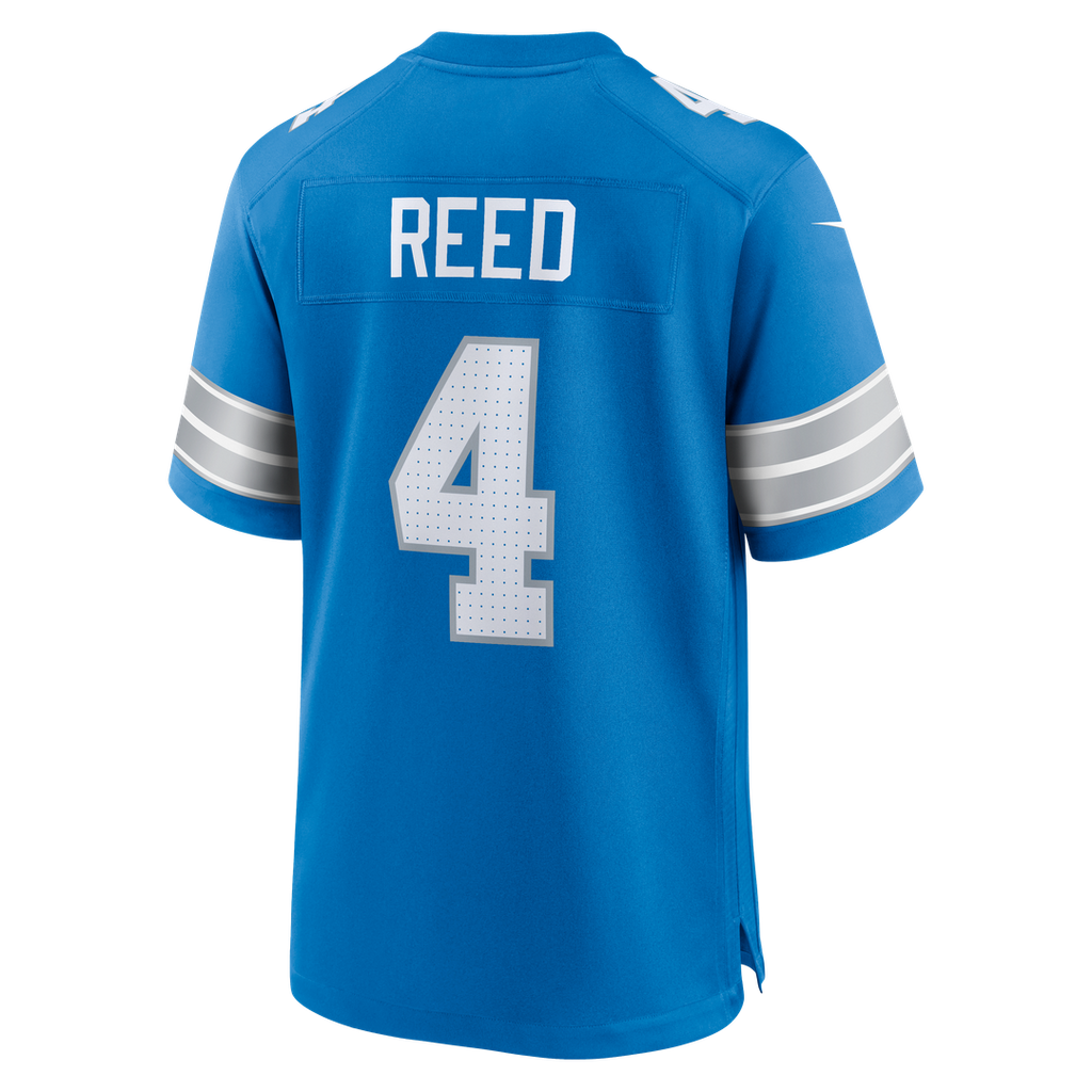 Men's Detroit Lions D.J. Reed Blue Team