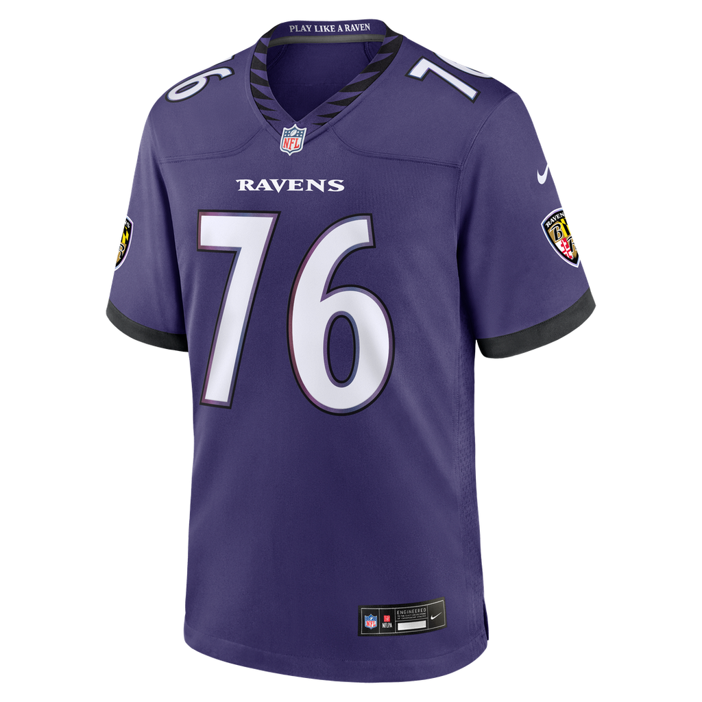 Men's Baltimore Ravens Carson Vinson Purple Team
