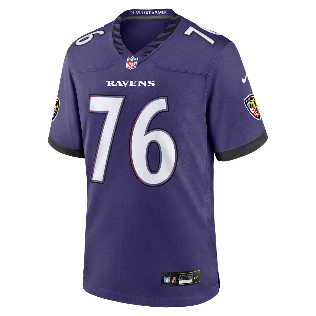 Men's Baltimore Ravens Carson Vinson Purple Team