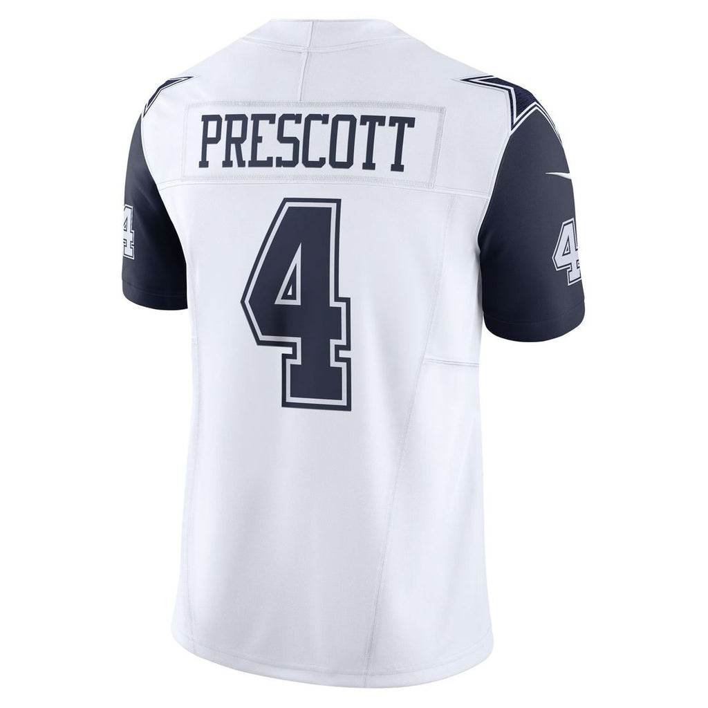 Men's Dallas Cowboys Dak Prescott Navy Vapor F.U.S.E.