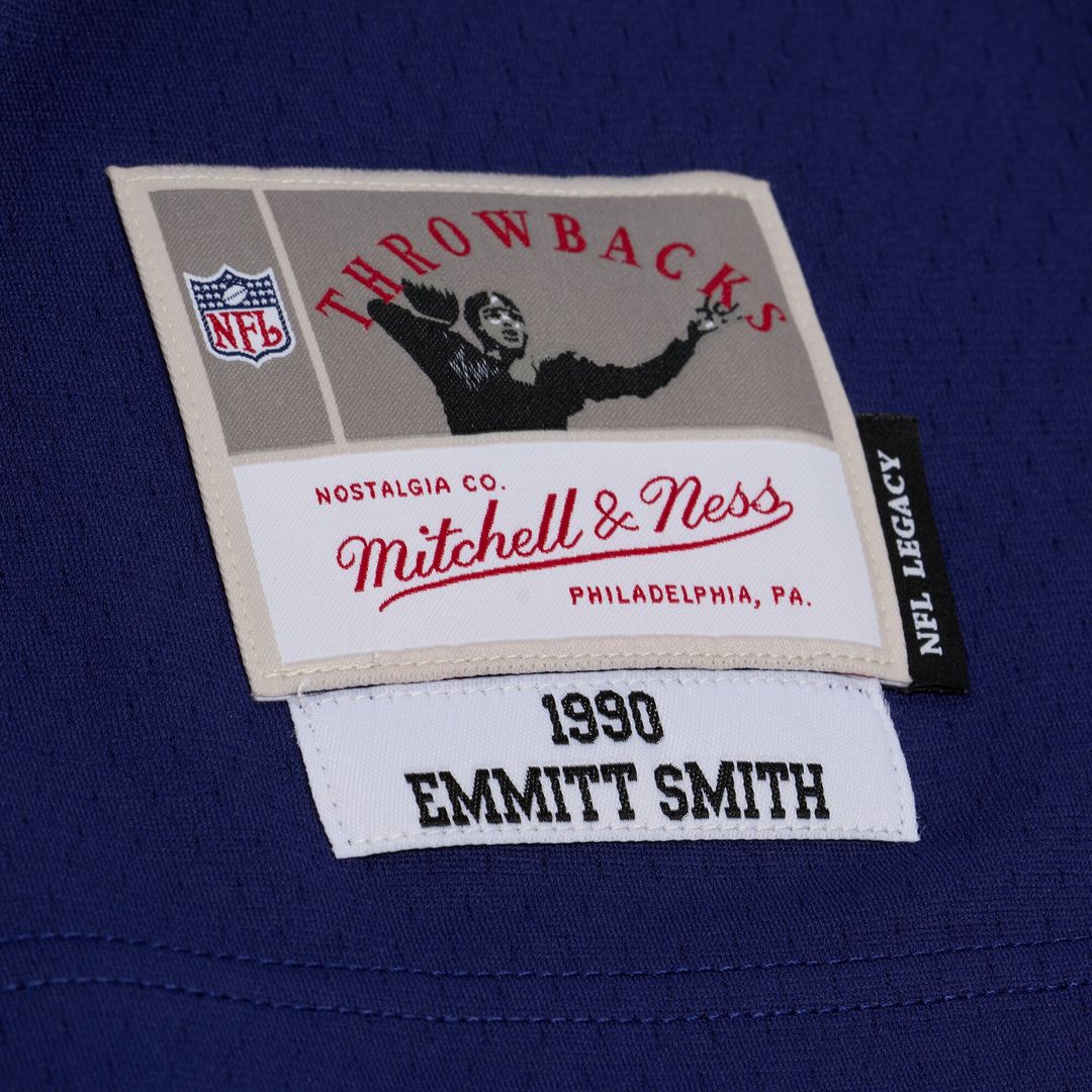 Men's Dallas Cowboys Emmitt Smith Navy Retired Legacy Replica Player Jersey