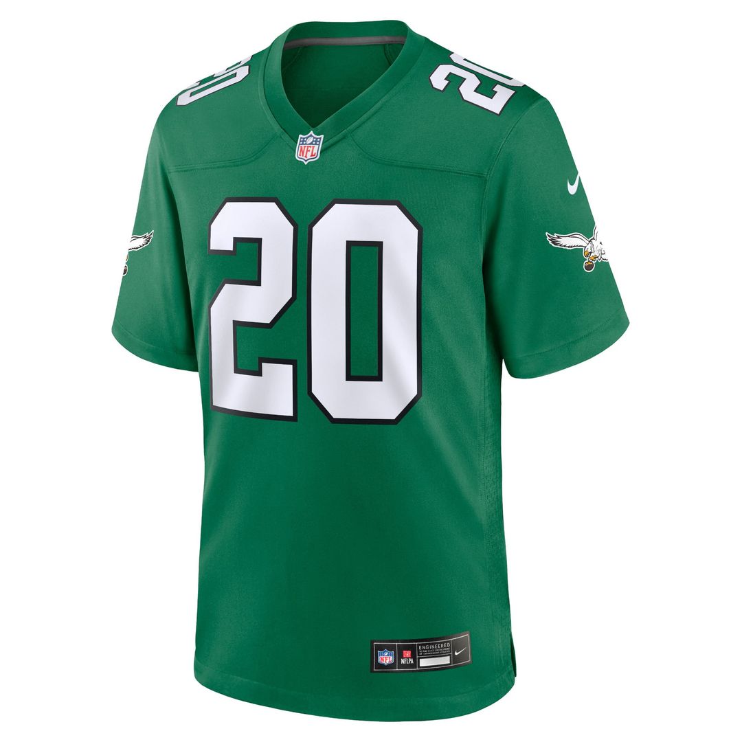 Men's Philadelphia Eagles Brian Dawkins Kelly Green Alternate Retired Player