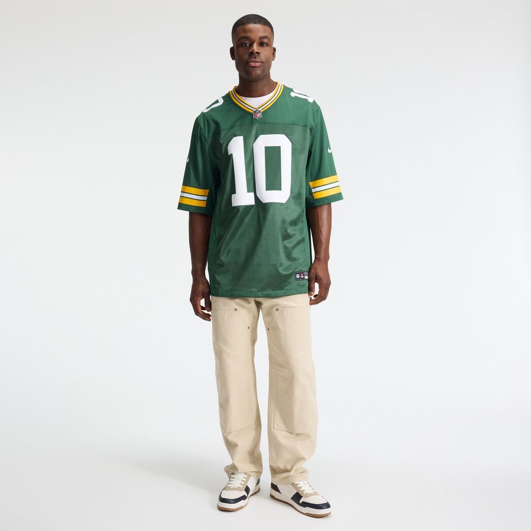 Men's Green Bay Packers Love Green Stitched Jersey