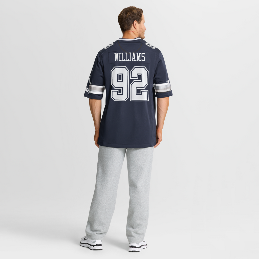 Men's Dallas Cowboys Quinnen Williams White
