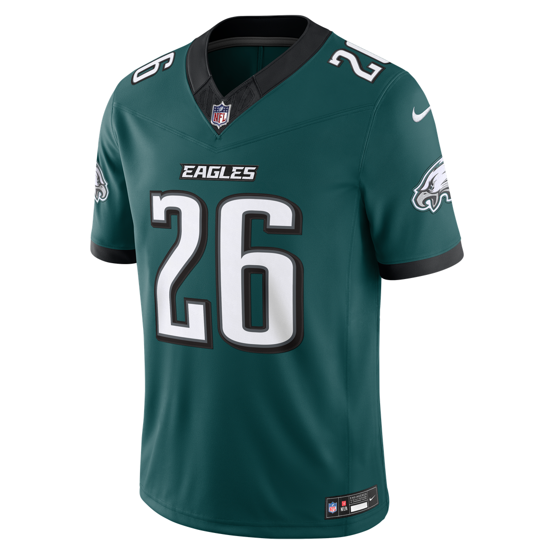 Men's Philadelphia Eagles Saquon Barkley Kelly Green Alternate Vapor F.U.S.E. Stitched