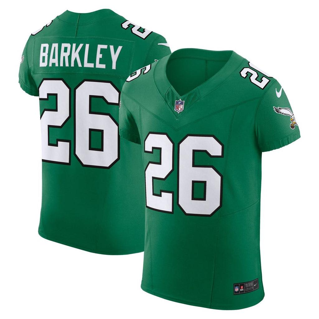 Men's Philadelphia Eagles Saquon Barkley Black Alternate Vapor F.U.S.E. Elite Jersey