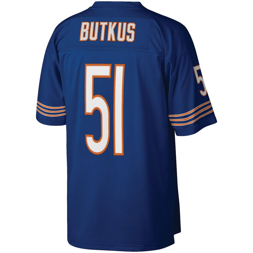 Men's Chicago Bears Dick Butkus Navy Retired Player Legacy Replica Jersey