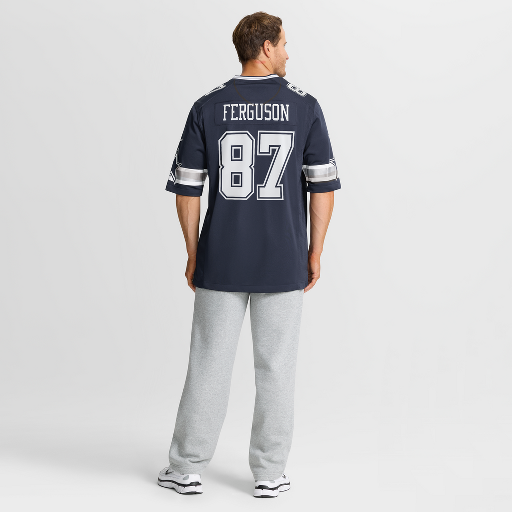 Men's Dallas Cowboys Jake Ferguson Navy Team