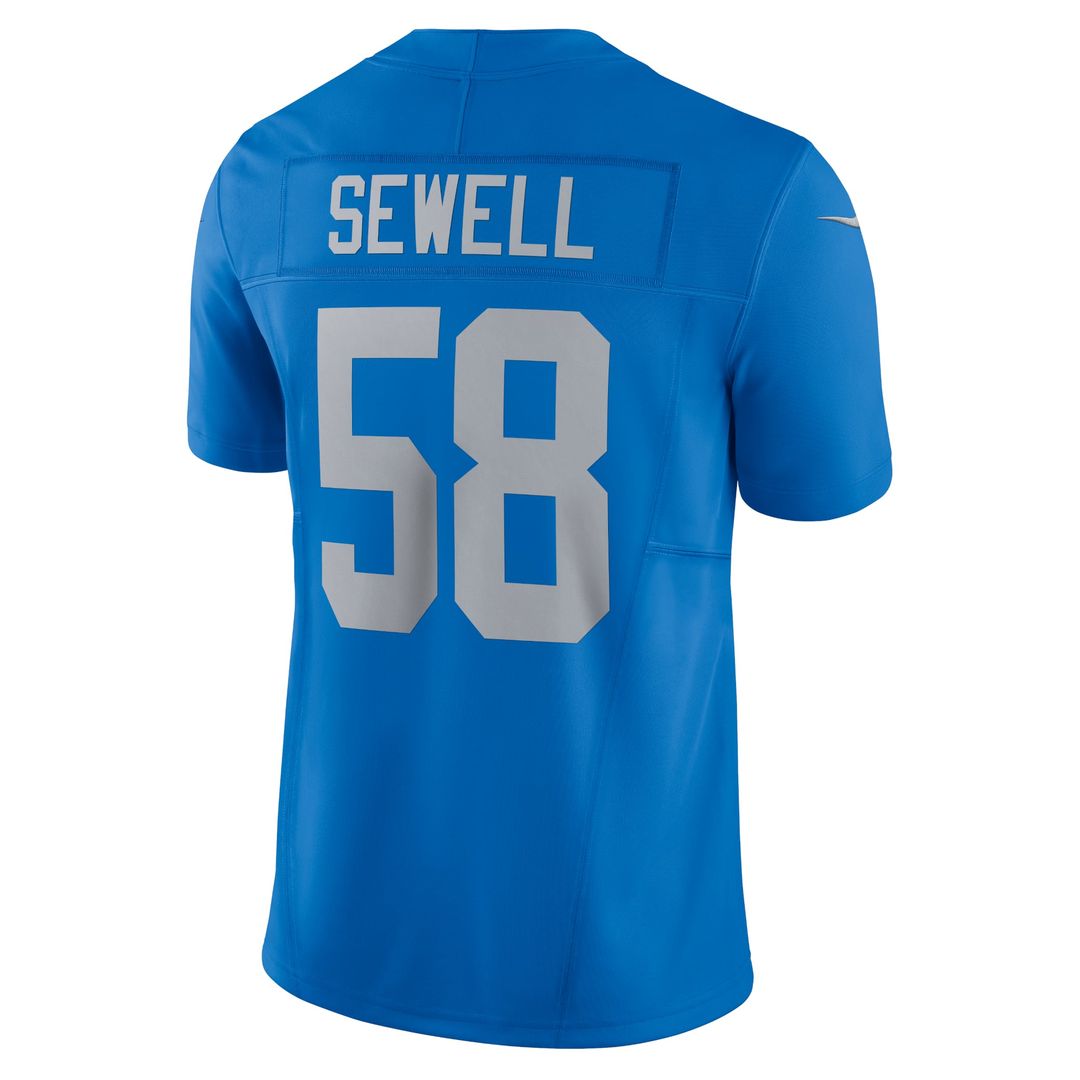 Men's Detroit Lions Penei Sewell Black Vapor F.U.S.E. Alternate