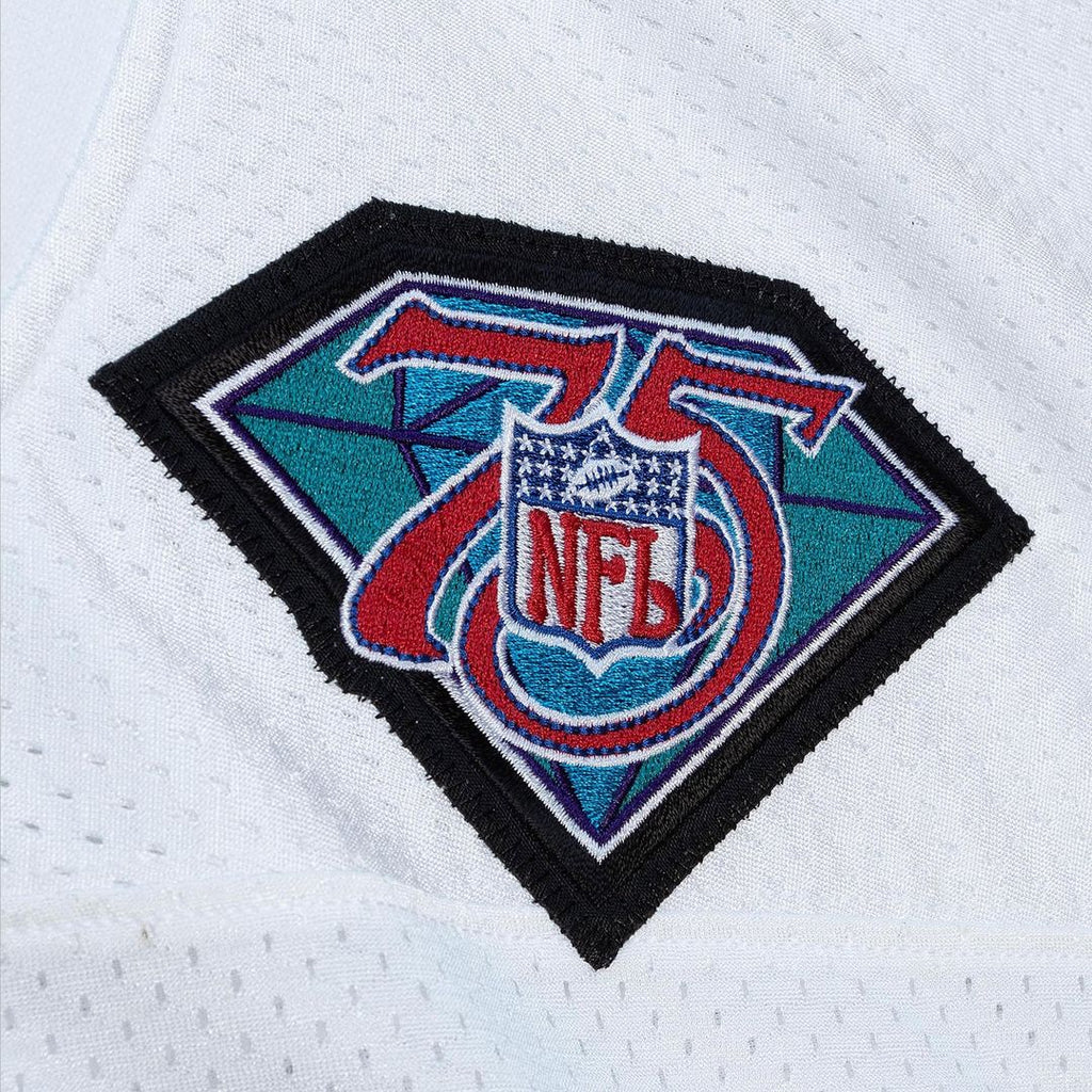 Men's Philadelphia Eagles 1994 Randall Cunningham White Authentic Throwback Retired Player Jersey