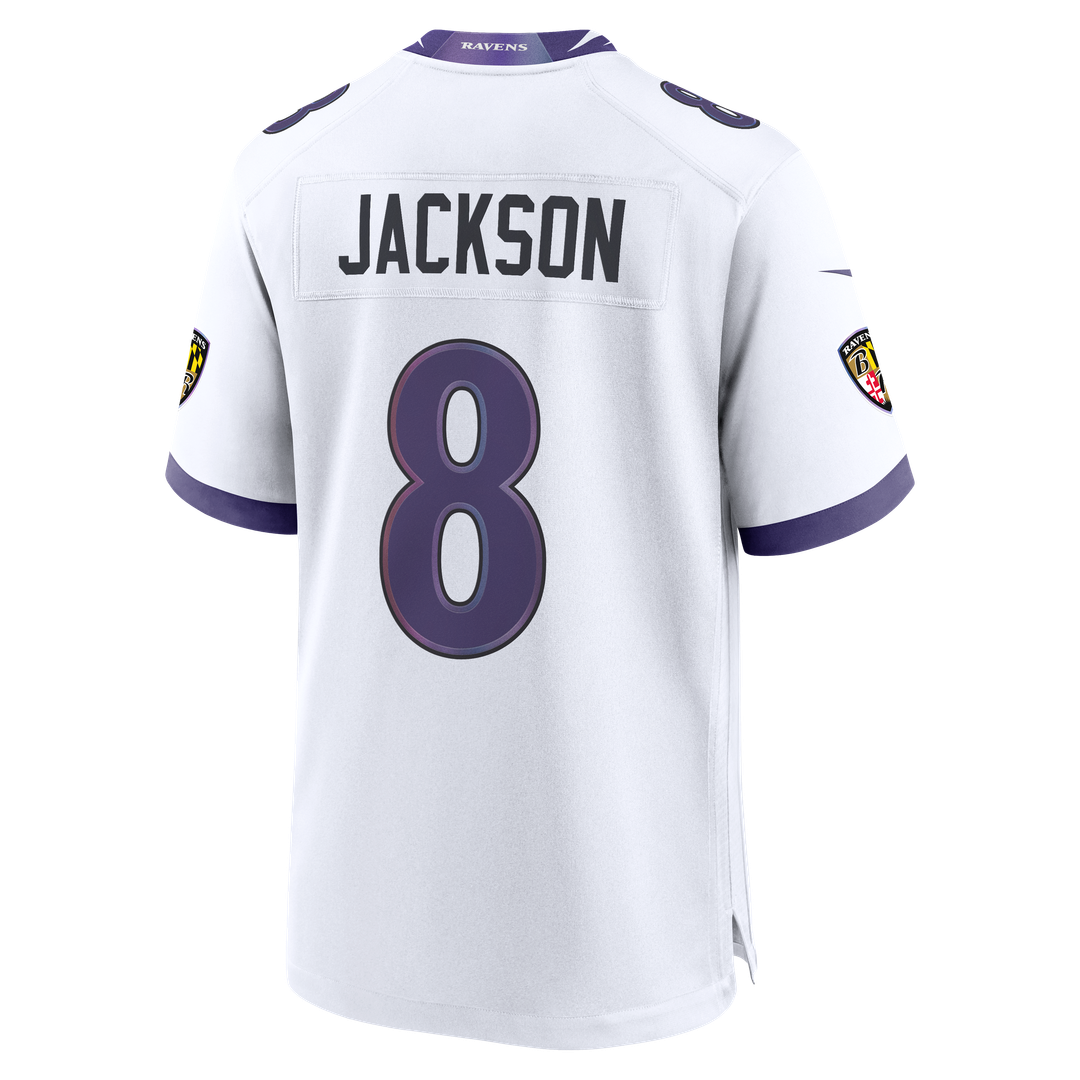 Men's Baltimore Ravens Lamar Jackson White