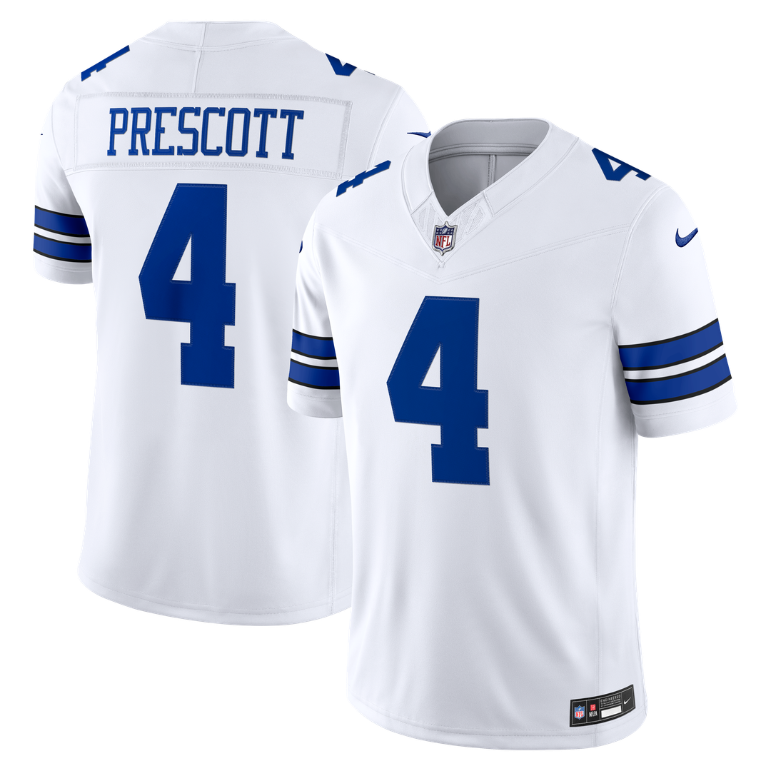 Men's Dallas Cowboys Dak Prescott Navy Alternate Vapor F.U.S.E. Stitched