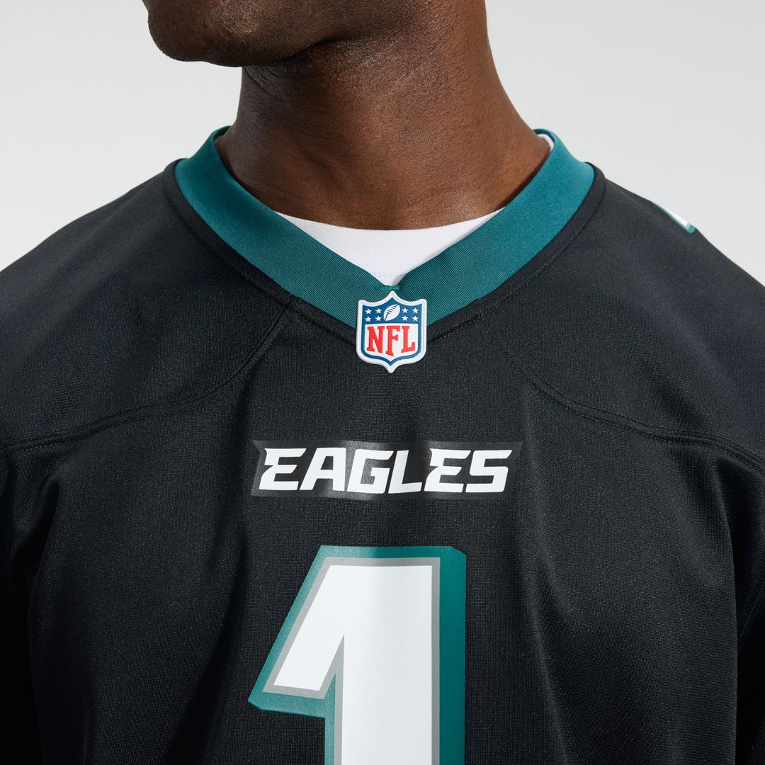 Men's Philadelphia Eagles Jalen Hurts Midnight Green Team