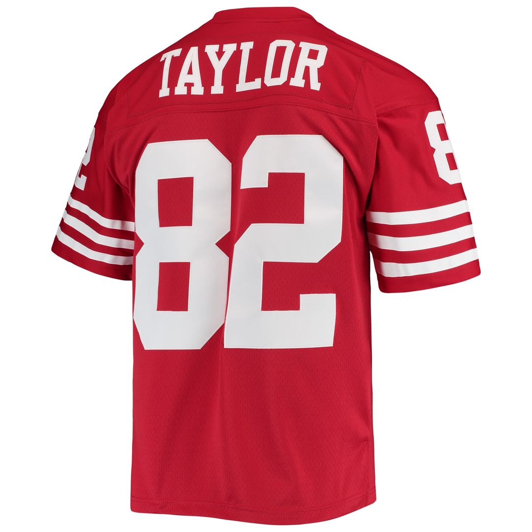 Men's San Francisco 49ers John Taylor Scarlet Legacy Replica Jersey