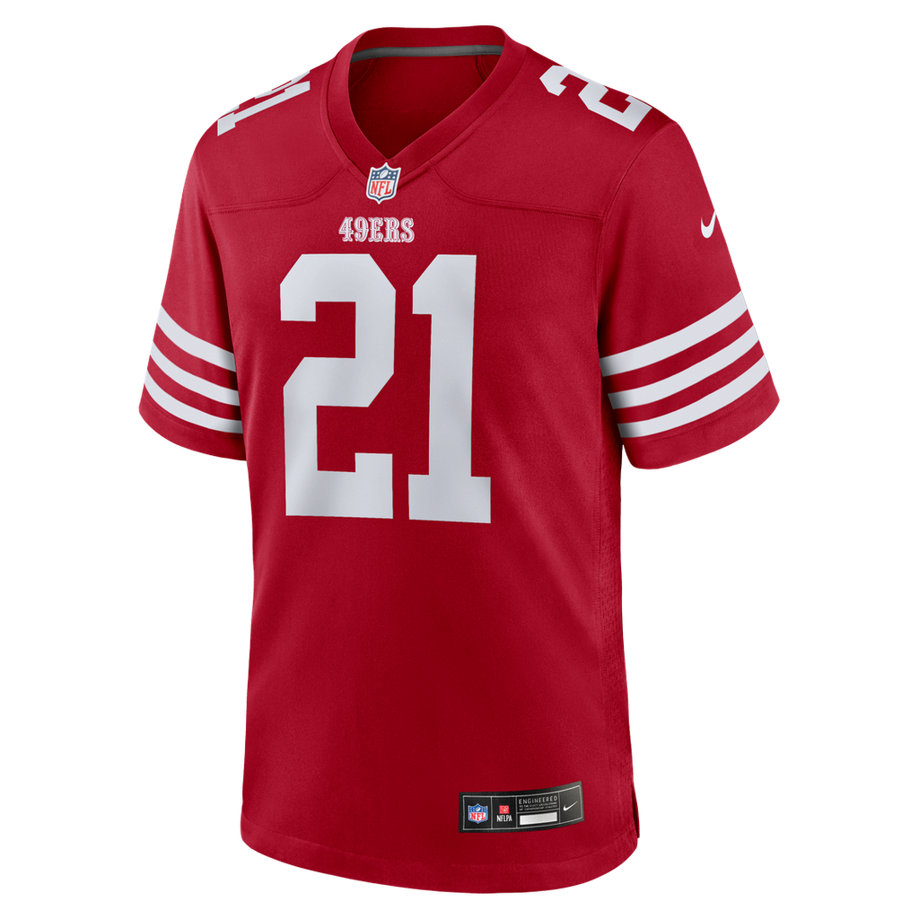 Men's San Francisco 49ers Deion Sanders Scarlet Team Retired Player